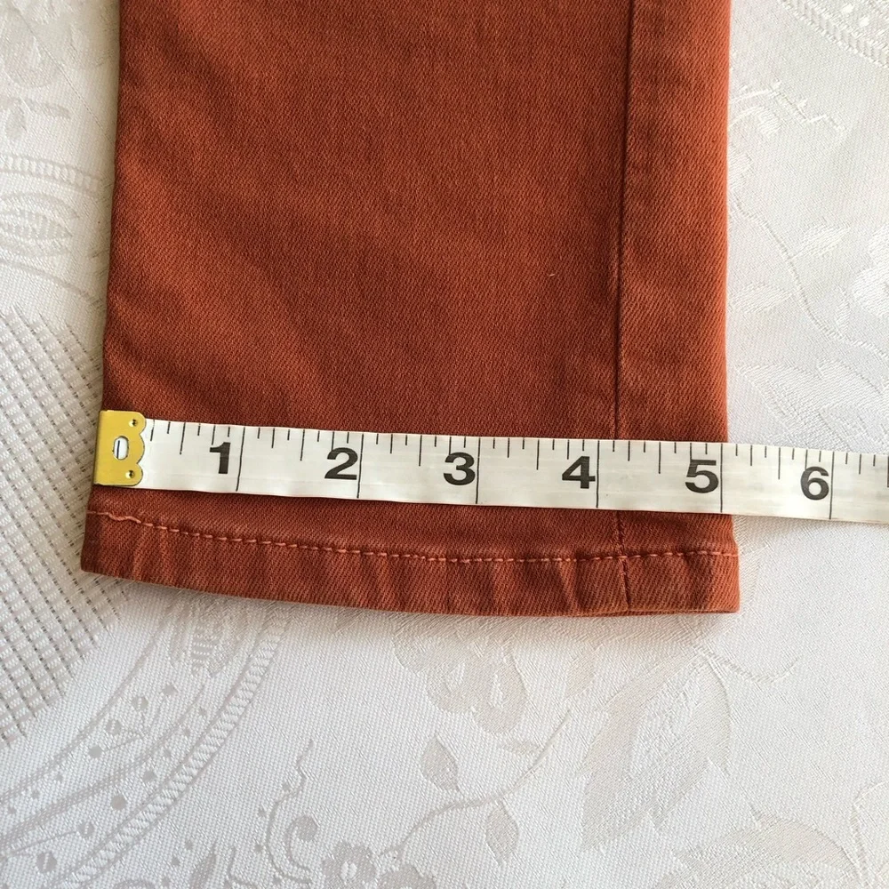 Joe’s Rust/Orange Elastic Skinny Jeans Denim Pants Women’s Size 28 Festival